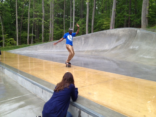 The Awesome Cosca Skate Park Opens In Spite of Rain